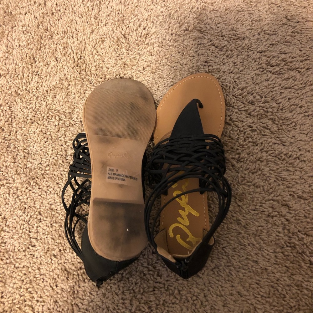 Black flats